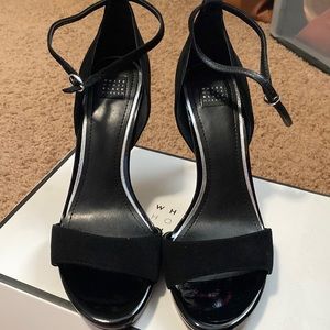 WHBM Suede heels NWT 8.5
